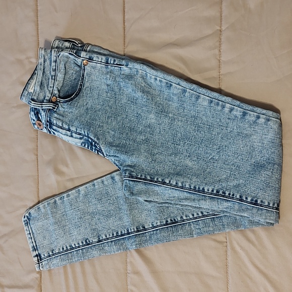 Bullhead High Rise Skinniest acid-washed Denim Jeans Sz 3 - Picture 10 of 13